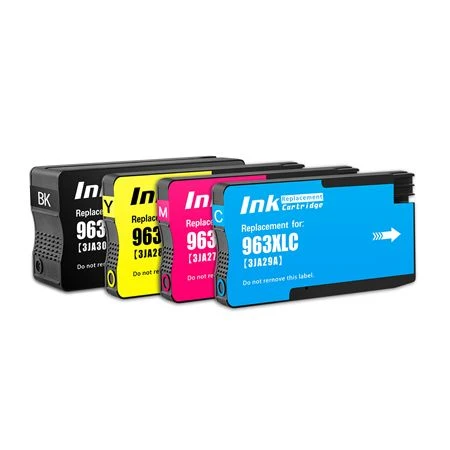 963 ümbertöödeldud tindikassett HP HP OfficeJet Pro 9010 jaoks