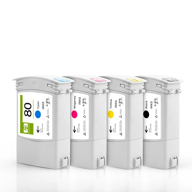 350 ml HP80 ühilduvad tindikassetid HP Designjet 1050 1055 printerile