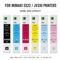 Eco Solvent tindikassett 440ml Mimaki SS22 jaoks